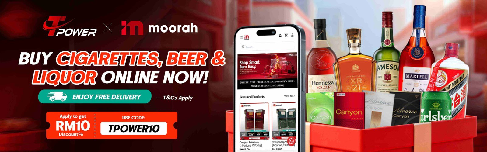 TPower ร in moorah