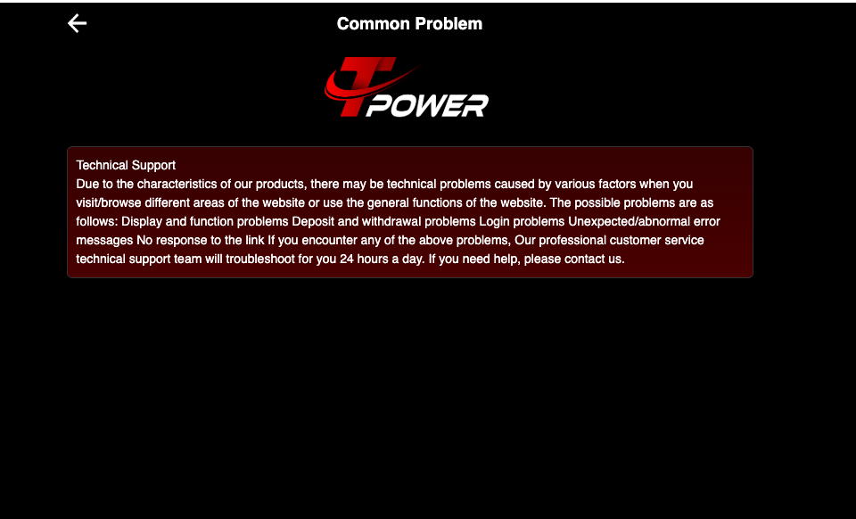 Official Common Problem notice